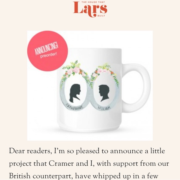 Royal Wedding Mug by House That Lars Built - Picture 4 of 4